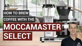 How to Brew Coffee with the Moccamaster Select KBG Brewer