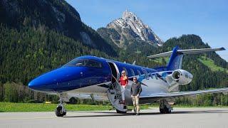 FLYING THE BRAND NEW PC-24 JET in the SWISS ALPS!