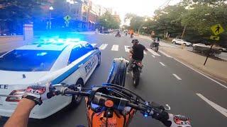 POLICE CHASE 200+ DIRTBIKES OUT OF STATE CAPITAL! * KTMP28 DAY IN WASHINGTON DC 2023 *