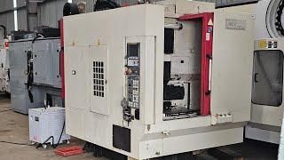 AKIRA SEIKI USED VMC MACHINE , ROTATING PALLET, Travel 700x400x400, Lucky Machine Tools Pune