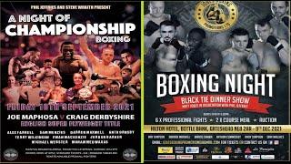 ANNOUNCING The North East Boxing Shows tickets and filming!!