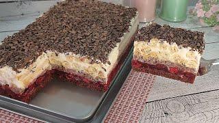 An unforgettable delicious Winter Black Forest cake! For Christmas! Inexpensive and simple!