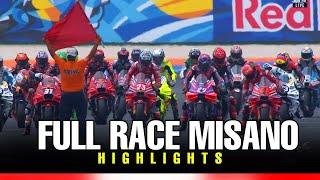 MOTOGP 2024 MISANO FULL RACE MOTOGP HIGHLIGHTS - A BIG MISTAKE