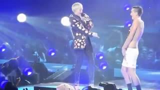 Miley Cyrus Adore You live with SHIRTLESS fan her PROM date