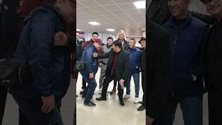 Yangi film Premyerasidan lavha. Muhammad Iso Abdulhairov va Shuhratbek Azimov