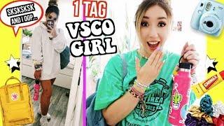 ICH werde zum VSCO GIRL für 24 STUNDEN (ESSEN LEBEN SCHMINKEN - KEIN PRANK)