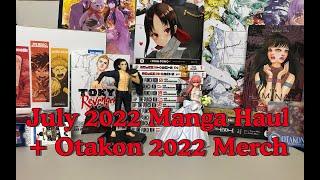 July 2022 Manga Haul + Otakon 2022 Merch