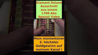 Mein 3. höchster Gewinn! Dieses Mal mit der Diamant Deluxe Rubbellos - Gewinnen wir den Jackpot ?