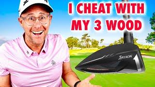 Learn to cheat with your 3 wood (simple golf swing tips)