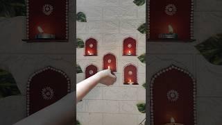 Diya Stand For Diwali Decoration  #viral #shorts #craft #diwalidecoration #diyadecoration