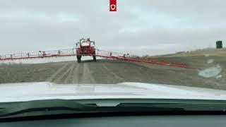 Agrifac - Automatic boom height test in Canada