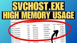 How To Fix Service Host High CPU Usage in Windows 11 [svchost]