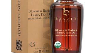 Beauty By Earth Organic Face Moisturizing Brightening Oil For A Glowing & Radiant Skin