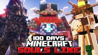 I Survived 100 Days in Souls-like Minecraft