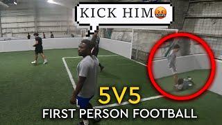INDOOR SOCCER GETS HEATED | First Person Football | Soccer POV in Sofive