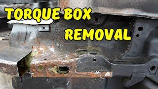 Torque Box Removal - 1971 Camaro Torque Box Repair [PART 3]