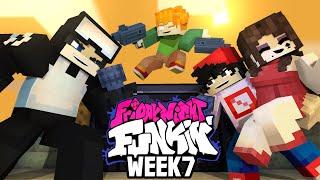 Tankman Battle [ Full part ] - Minecraft Friday night funkin Animation