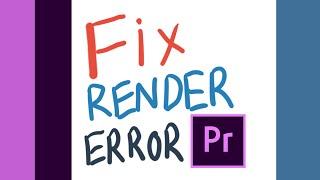 Fix: Error compiling movie, GPU Render Error Unable to process frame || Adobe Premiere Pro