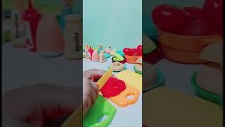 PAUPAU TOYS KITCHEN #Shorts #Kitchentoys #burger