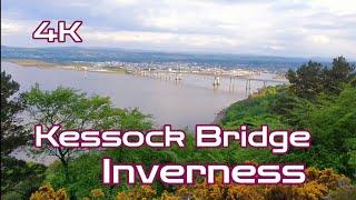 Treadmill virtual Run / Walk / Hike | Kessock Bridge Inverness | 4K virtual scenery | Amazing nature