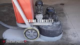 How to Prepare Concrete for Epoxy using a Diamond Grinder