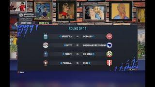 FIFA 22: SHADOW BOY 32'S BIG CLASSIC MOD: LEGENDS WORLD CUP: ROUND OF 16: Denmark at Argentina
