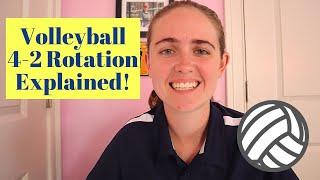 How to Run a 4-2 Volleyball Rotation | Outside Follow Setter