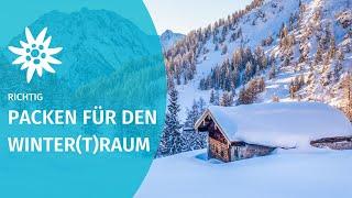 Richtig Packen für den Winterraum | Berge im Kopf