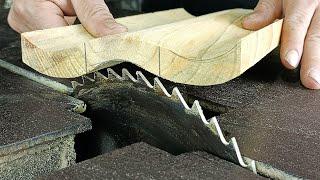 Good ideas are in this video! Bend wood with a circular saw blade on a combine planer