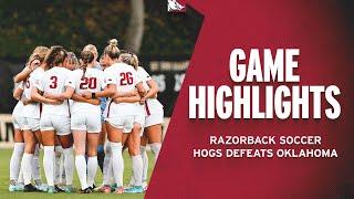 Highlights: Hogs Defeat Oklahoma | RAZORBACK SOCCER