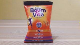 Cadbury Bournvita Chocolate Drink कैडबरी बॉर्नवीटा ₹30 Unwrapped
