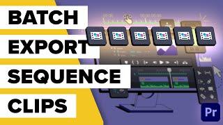 How to Export All Clips from a Sequence in Premiere Pro