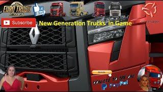 Euro Truck Simulator 2 New Generation Trucks Officials and Mods in Game 2020 and 2021