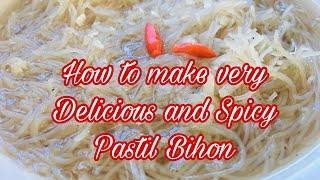 How to make Pastil Bihon