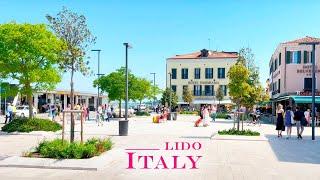 ITALY, LIDO ISLAND. Beautiful Walk to The Beach