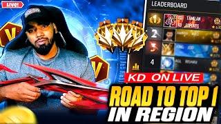TOP 80 IN REGION PUSHING TO TOP 1 BR RANKED SEASON 38 - FREE FIRE TAMIL LIVE - KD TAMILAN IS LIVE