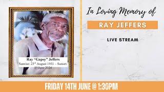 Celebrating the life of Ray Jeffers.