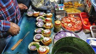 DESI BURGER IN DELHI | BUN FRIED BURGER | INDIAN STREET FOOD