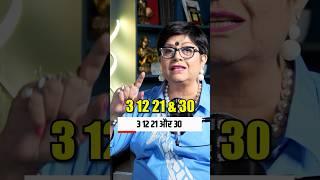 3,12, 21 और 30 तारीख को जन्में लोग कैसे होते है? Numerology 3 #shorts