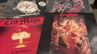 Awesome Collection of First Press Metal, Hard Rock, and Punk Vinyl I Just Picked Up In LA