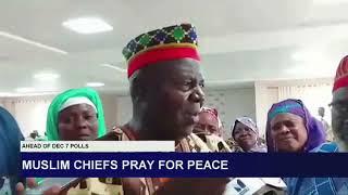 Muslim Chiefs Pray for Peace at the National Mosque