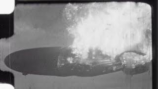 Hindenburg Zeppelin Disaster: NEW footage shows start of fire (reverse angle)