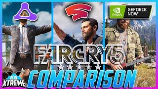 Far Cry 5  Stadia vs Luna vs GeForce NOW Gameplay Comparison