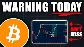 BITCOIN: Get Ready for a DUMP! (urgent) - BTC Price Prediction Today