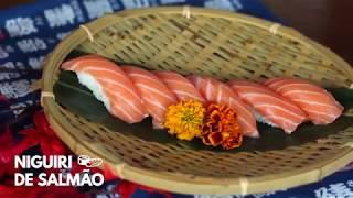 COMO FAZER NIGIRI DE SALMÃO