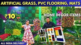 Artificial Green Grass, PVC Flooring, Mats, Carpets Home Decoration Items in Azad Market Delhi