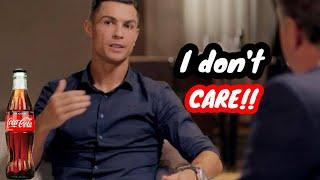 Cristiano Ronaldo Shares Reasons Why He dislikes  Coca Cola.