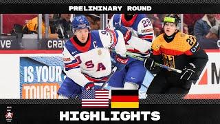 Highlights: USA vs Germany | 2025 #WorldJuniors