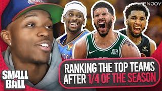 Ranking The Top NBA Teams After A Quarter Of The Season