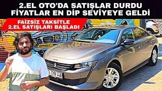 2.EL DE SATIŞLAR DURDU FİYATLAR ÇÖKTÜ FAİZSİZ TAKSİTLE 2.EL ARAÇ ALMA DÖNEMİ BAŞLADI